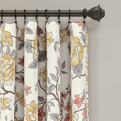 Lush Decor Ivana Floral Window Curtain 2-Pack