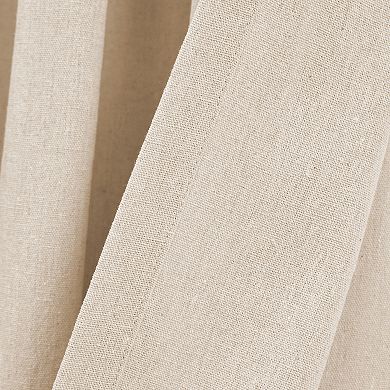 Lush Decor Ruched Waterfall Linen Window Curtain Panel