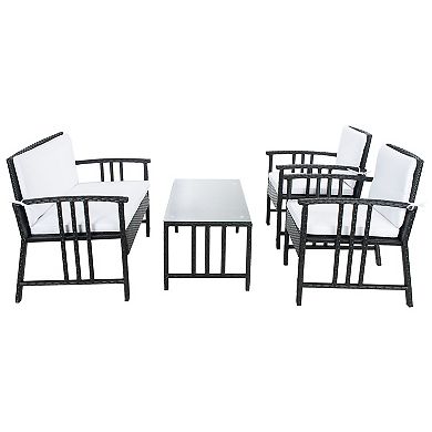 Safavieh Reslor 4-Piece Outdoor Living Set