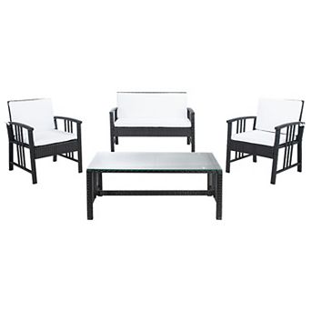 Safavieh Reslor 4 pc Outdoor Living Set