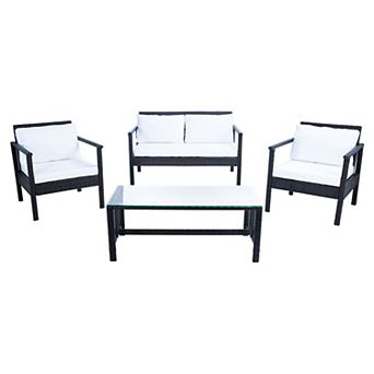 Safavieh Garnen 4 pc Outdoor Living Set