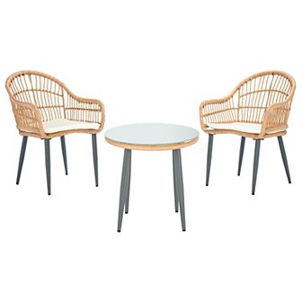 Safavieh Berlen 3 pc Outdoor Lounger Set