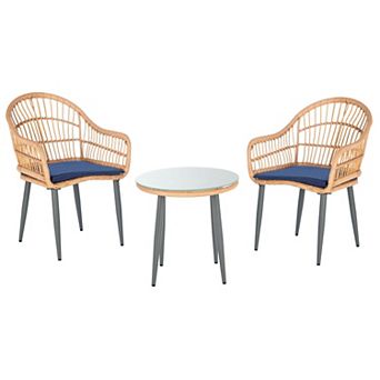 Safavieh Berlen 3 pc Outdoor Lounger Set