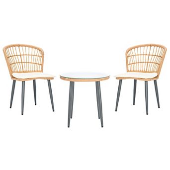 Safavieh Prenza 3 pc Outdoor Lounger Set