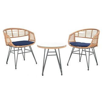 Safavieh Ferla 3 pc Outdoor Lounger Set