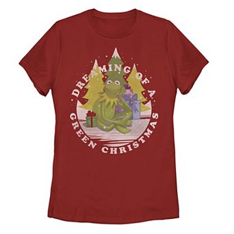 The Muppets Kermit the Frog "Dreaming Of Green Christmas" Tee