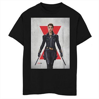 Boys 6-20 Marvel Black Widow Melina Portrait Poster Tee