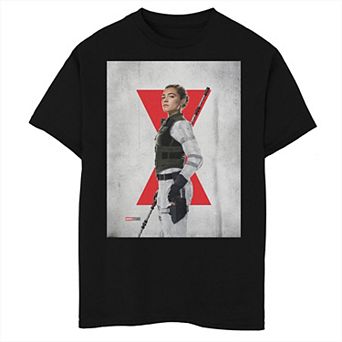 Boys 8-20 Marvel Black Widow Yelena Portrait Poster Tee