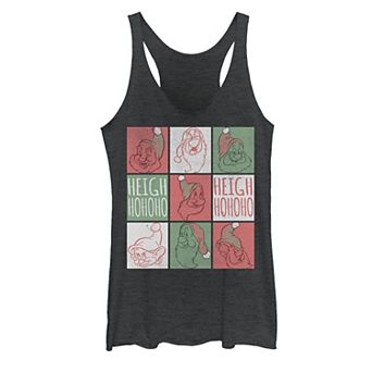 Disney's Snow White and the Seven Dwarfs Juniors' "Heigh Ho Ho Ho" Christmas Tank Top