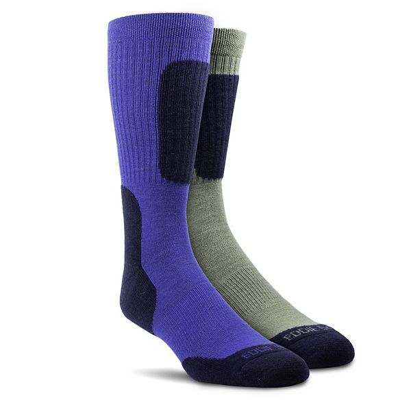 Men's Eddie Bauer 2pack WoolBlend Outdoor Performance Crew Socks