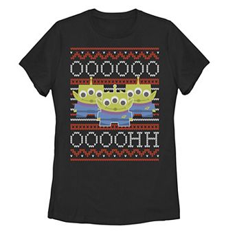 Disney / Pixar's Toy Story Juniors' Aliens Ooooh Ugly Sweater Tee
