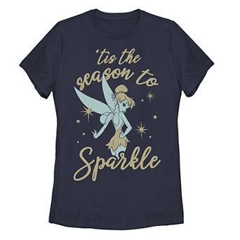 Disney's Peter Pan Juniors' Tinker Bell "Tis The Season To Sparkle" Graphic Tee