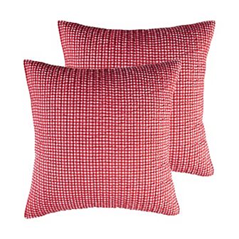 Levtex Home Merry & Bright Gnome Holiday Euro Sham Set
