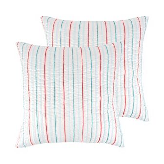 Levtex Home Merry & Bright Holly Jolly Euro Sham Set