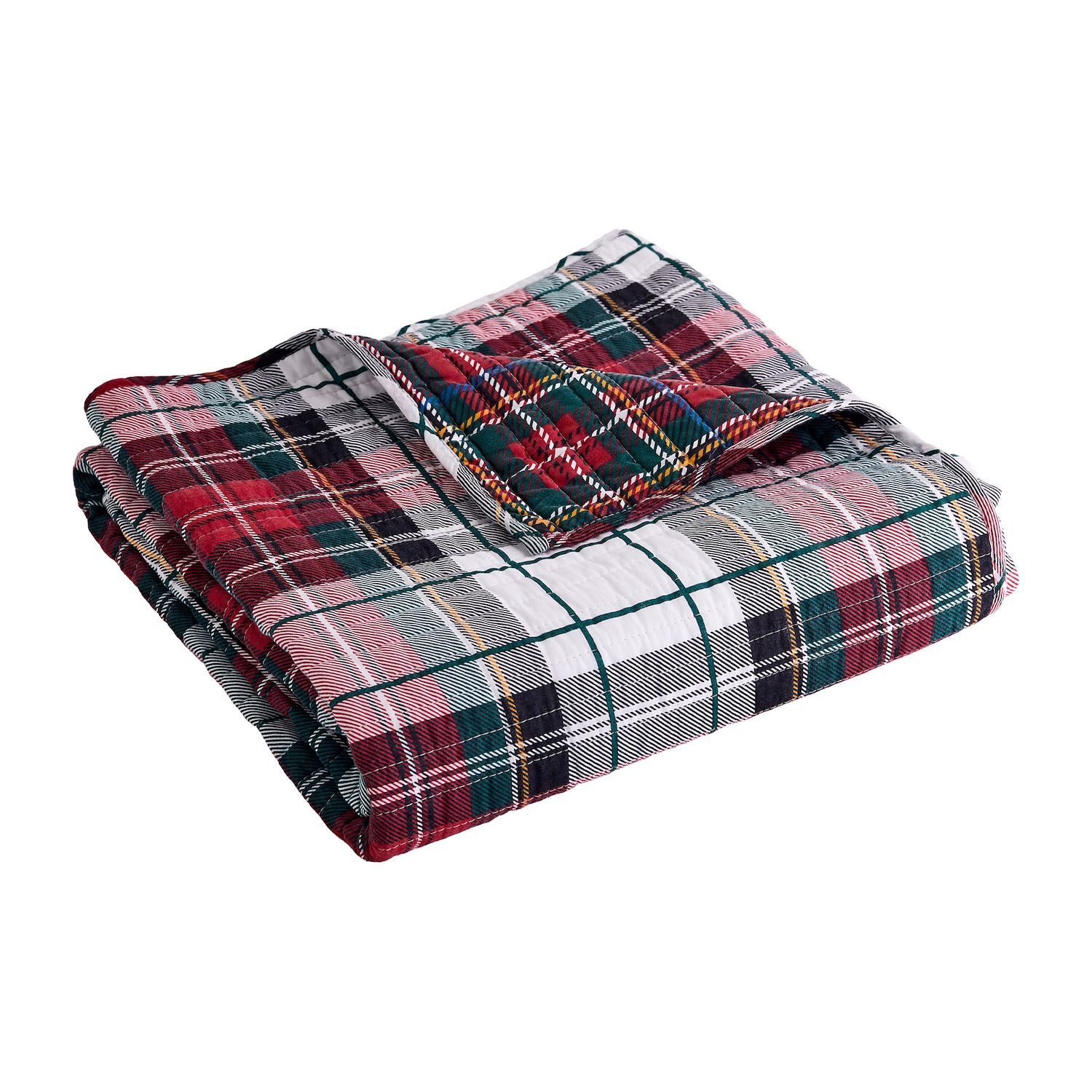 Image for Levtex Home Thatch Home Spencer Plaid Quilted Throw Blanket at Kohl's.