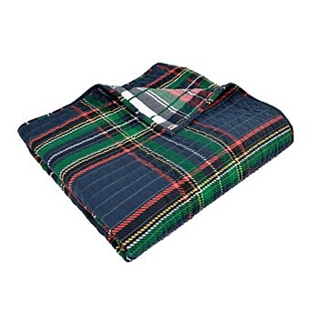 Levtex Home Thatch Home Spencer Plaid Quilted Throw Blanket