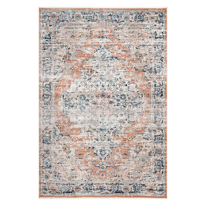 nuLOOM Piper Shaded Snowflakes Rug, Beig/Green, 12X15 Ft