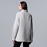 Women's Simply Vera Vera Wang Texture Stitch Mockneck Sweater