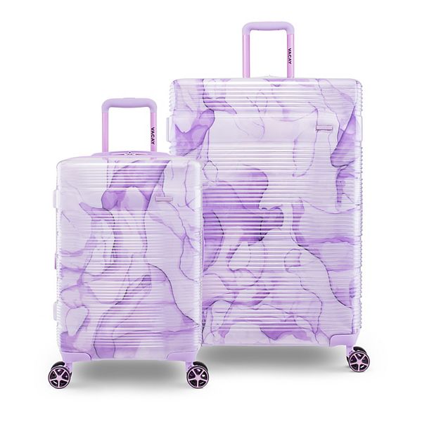 Vacay Spotlight Hardside Spinner Luggage Lavender Field (28 INCH