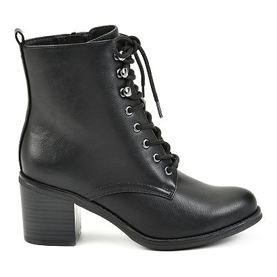 Kohls black combat boots shops