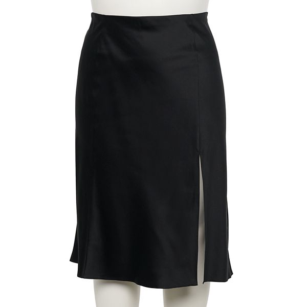 Satin shop skirt kohls