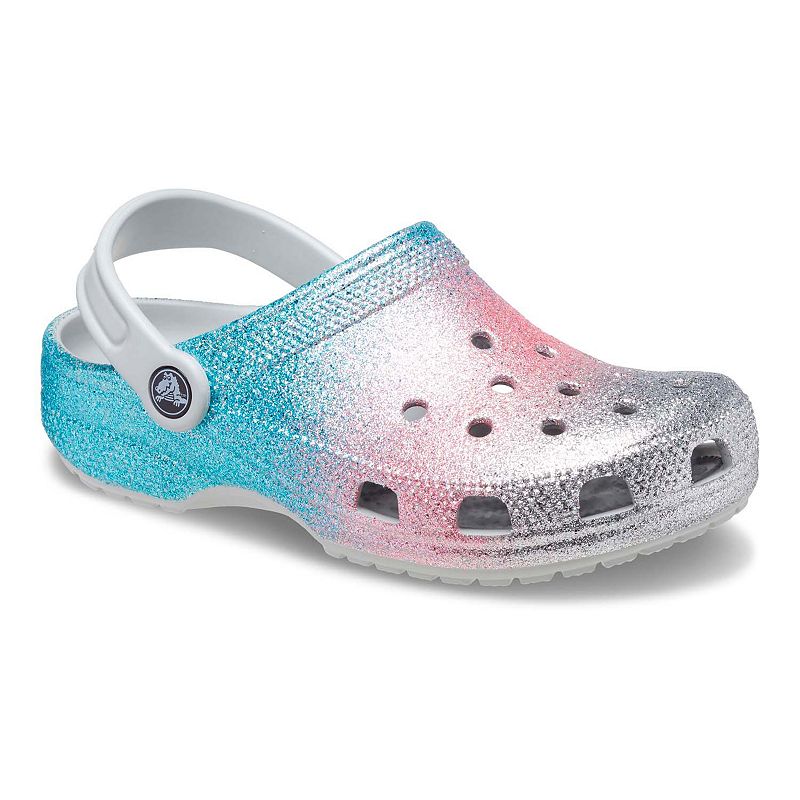 Crocs Classic Glitter Toddler Girls Clogs, Toddler Boys, Size: 6 T, Brown