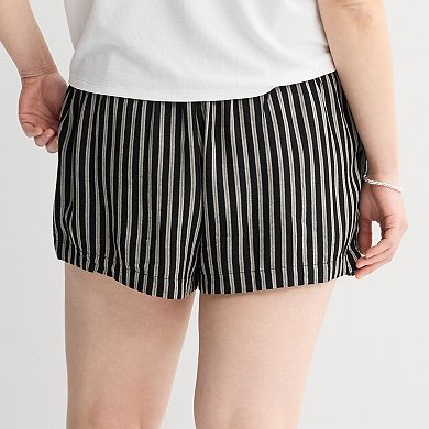 Juniors' Plus Size SO® Smocked Shorts