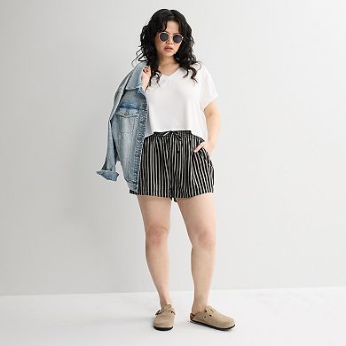 Juniors' Plus Size SO® Smocked Shorts