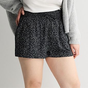 Juniors' Plus Size SO® Smocked Shorts