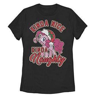 Juniors' My Little Pony Christmas Kinda Nice Kinda Naughty Tee