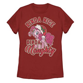 Juniors' My Little Pony Christmas Kinda Nice Kinda Naughty Tee