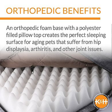 K&H Pillowtop Ortho Lounger Pet Bed