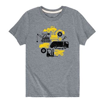 Boys 8-20 Construction Toss Graphic Tee