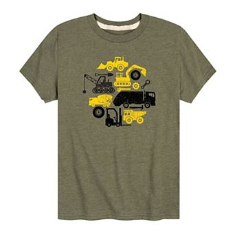 Boys 8-20 Construction Toss Graphic Tee