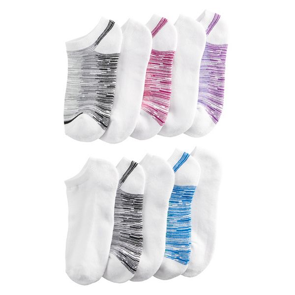 Women's Tek Gear® 10pack Printed No Show Socks