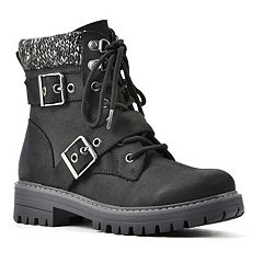 Womens Grey Combat Boots Shoes Kohl s