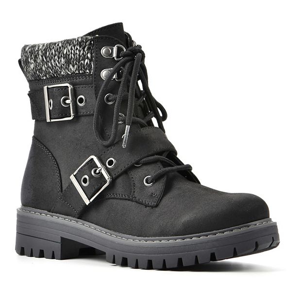 White mountain outlet booties black