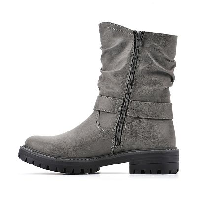 Cliffs by White Mountain Mingle Women s Moto Boots