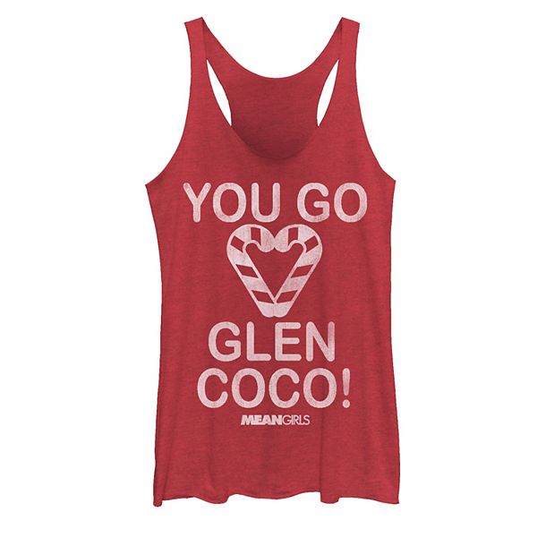 Juniors' Mean Girls "You Go Glen Coco" Candy Canes Tank