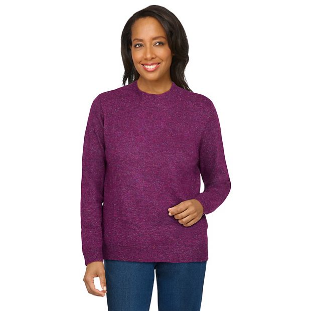 Kohls shop purple sweater