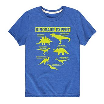 Boy 8-20 "Dinosaur Expert" Graphic Tee