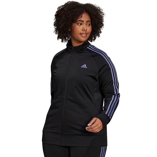 Plus Size adidas Tricot Track Jacket