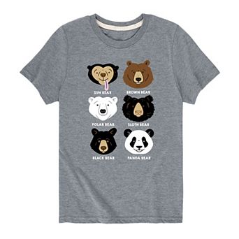 Boys 8-20 Bear Chart Graphic Tee