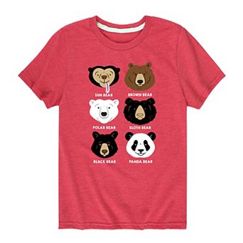 Boys 8-20 Bear Chart Graphic Tee