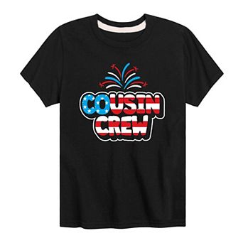 Boys 8-20 Cousin Crew Patriotic Graphic Tee