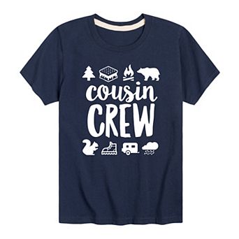 Boys 8-20 Cousin Crew Camp Icons Graphic Tee