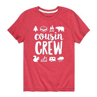 Boys 8-20 Cousin Crew Camp Icons Graphic Tee