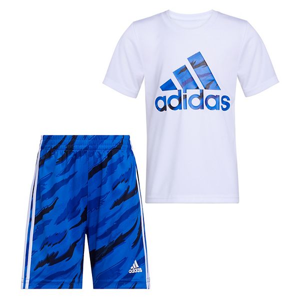 Boys 4-7 adidas Logo Graphic Tee & Shorts Set