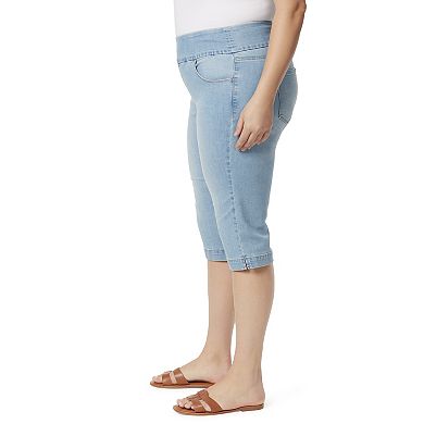 Plus Size Gloria Vanderbilt Amanda Pull On Skimmer Shorts