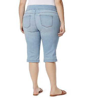 Plus Size Gloria Vanderbilt Amanda Pull On Skimmer Shorts